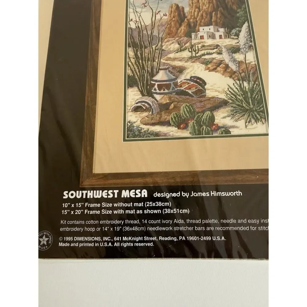 NEW Dimensions SOUTHWEST MESA Counted Cross Stitch Kit 10